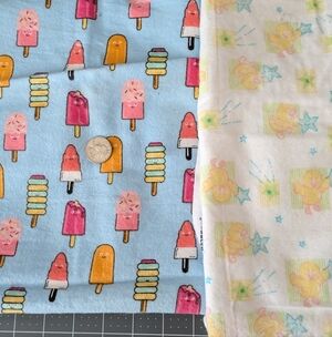 Bundle Of 2 Flannel Fabric